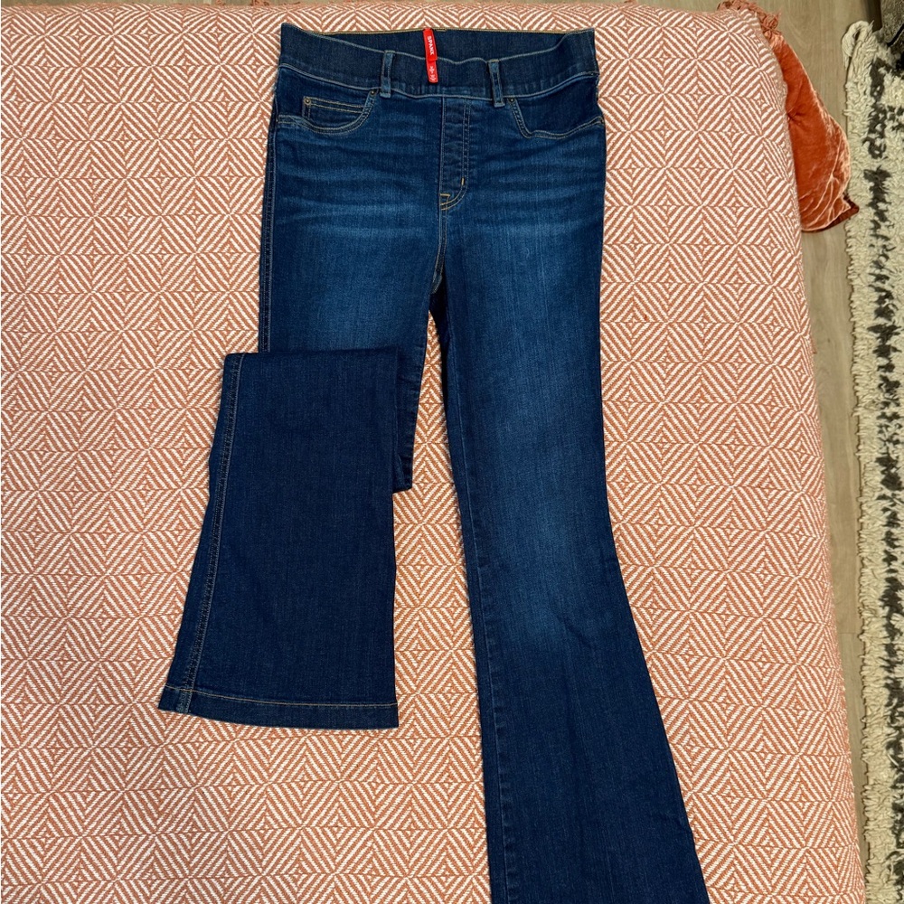 SPANX Dark Blue Flare Jeans